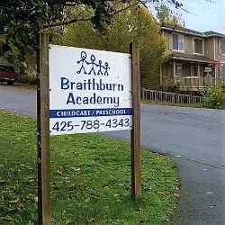 Braithburn Academy's signboard